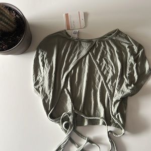 Normal material shirt, green and never used